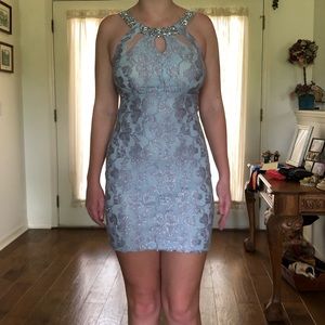 Blue Lace Jodi Kristopher Dress